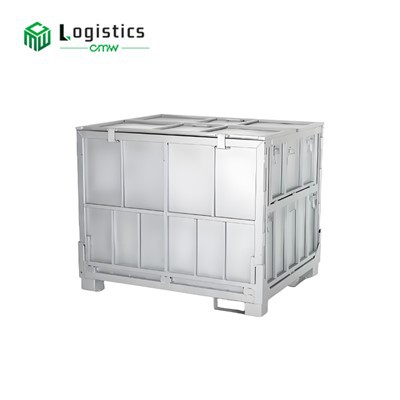 جعبه پالت فولادی: راه حل های ذخیره سازی بادوام